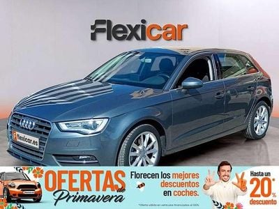 Usado Audi A3 Sportback Attraction 110 CV (80 kW) 2016 Gris Utilitario
