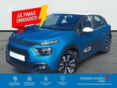 Usado Citroën C3 Feel 82 CV (60 kW) 2022 Azul Utilitario