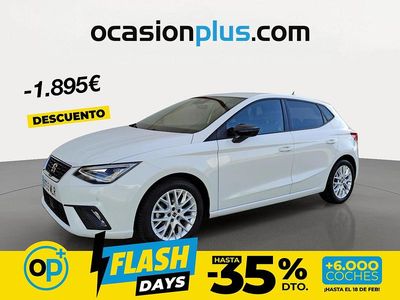 Usado Seat Ibiza FR 110 CV (80 kW) 2023 Blanco Berlina