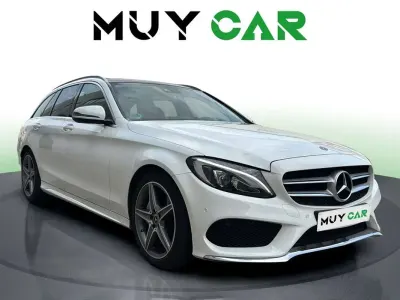 Usado Mercedes C220 170 CV (125 kW) 2018 Blanco Familiar