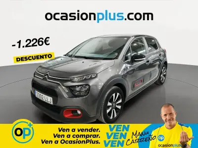 Usado Citroën C3 PureTech 83 CV (61 kW) 2020 Gris Utilitario