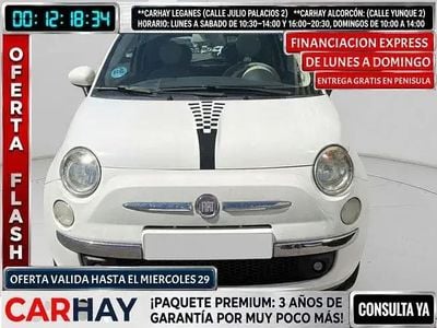 Begagnad Fiat 500 Lounge 69 HK (50 kW) 2012 Vit Halvkombi