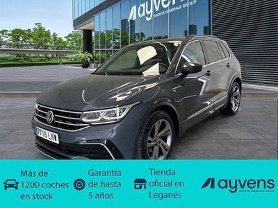 Usado VW Tiguan R-line 150 CV (110 kW) 2021 Gris SUV