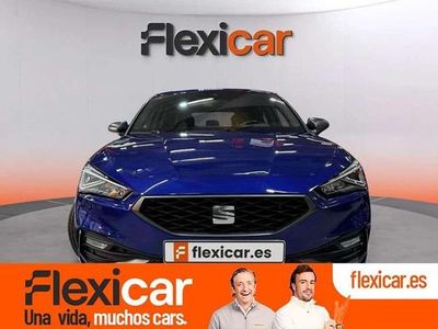 Usado Seat Leon FR 150 CV (110 kW) 2021 Azul Utilitario