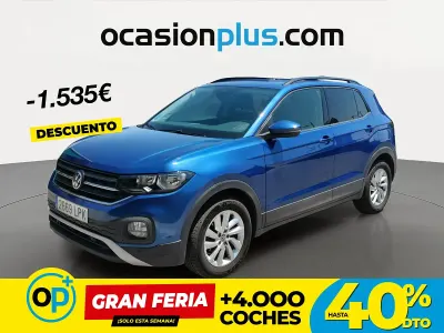 Usado VW T-Cross Advance 110 CV (80 kW) 2021 Azul SUV