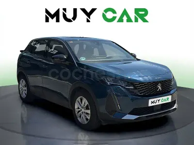 Usado Peugeot 3008 Active 130 CV (95 kW) 2021 Azul SUV