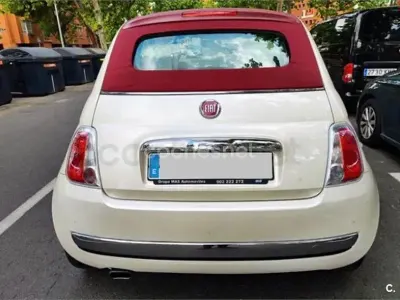 Usado Fiat 500C 69 CV (50 kW) 2010 Blanco Descapotable
