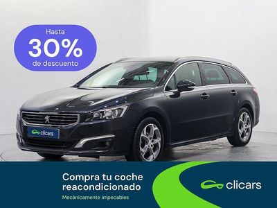 Usado Peugeot 508 SW Active 120 CV (88 kW) 2018 Negro Familiar