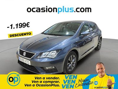 Usado Seat Leon Style 115 CV (84 kW) 2019 Gris