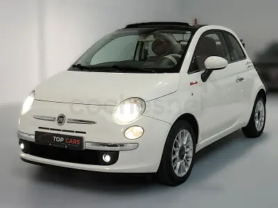 Usado Fiat 500C Lounge 85 CV (62 kW) 2012 Blanco Descapotable