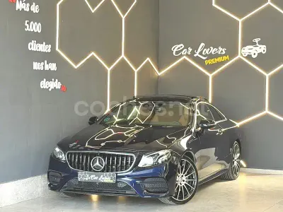 Usado Mercedes E220 194 CV (142 kW) 2017 Azul Coupe