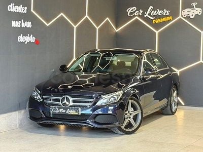 Usado Mercedes C220 Avantgarde 170 CV (125 kW) 2016 Azul Berlina
