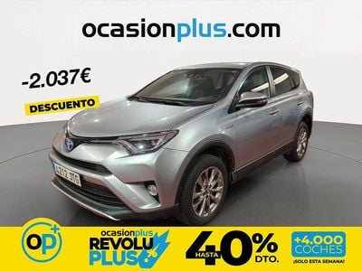 Usado Toyota RAV4 Hybrid Advance 197 CV (144 kW) 2016 Gris SUV