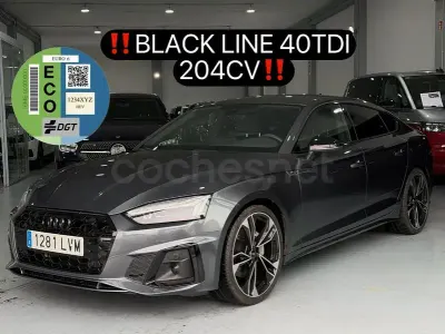 Usado Audi A5 Sportback S-Line 204 CV (150 kW) 2022 Gris / plata Utilitario