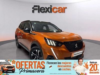 Usado Peugeot 2008 GT-line 130 CV (95 kW) 2020 Naranja SUV