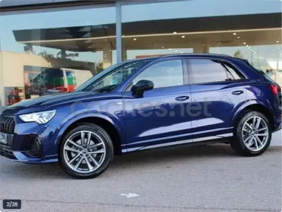 Begagnad Audi Q3 S-Line 150 HK (110 kW) 2023 Blå SUV