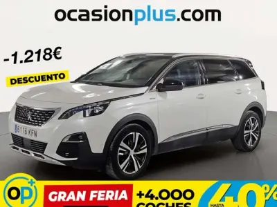 Usado Peugeot 5008 GT-line 165 CV (121 kW) 2017 Blanco Utilitario