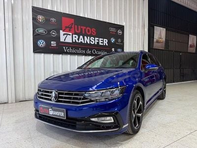 Usado VW Passat R-line 150 CV (110 kW) 2021 Azul Familiar