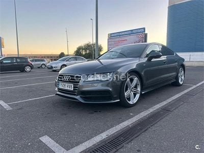 Usado Audi A7 Sportback S-Line 245 CV (180 kW) 2014 Gris / plata Utilitario