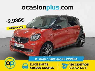 Käytetty Smart ForFour Brabus 109 HP (80 kW) 2017 Punainen Viistoperä