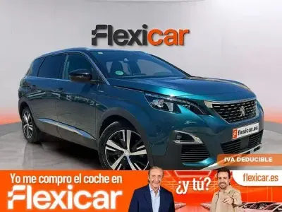 Usado Peugeot 5008 GT-line 130 CV (95 kW) 2020 Azul SUV