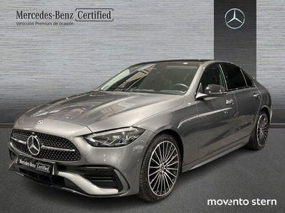 Gris Usado 2025 Mercedes C220 AMG line Berlina | 48.500 € (Precio justo)