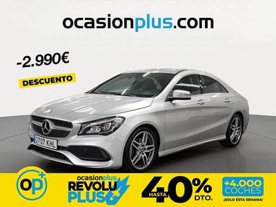 Usado Mercedes CLA200 136 CV (100 kW) 2018 Gris Berlina