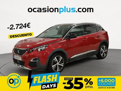 Rojo Usado 2017 Peugeot 3008 GT-line SUV | 15.176 € (Precio justo)