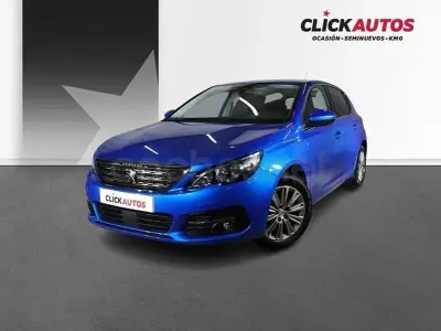 Usado Peugeot 308 Allure 130 CV (95 kW) 2021 Azul Berlina