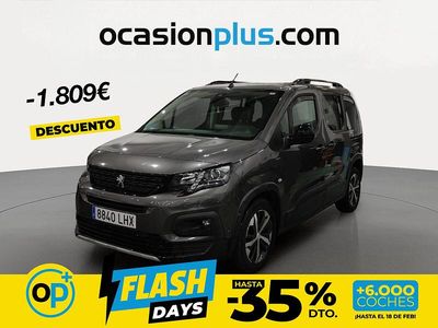Usado Peugeot Rifter GT-line 130 CV (95 kW) 2020 Gris Monovolumen