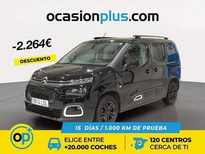 Usado Citroën Berlingo 130 CV (95 kW) 2019 Negro Monovolumen