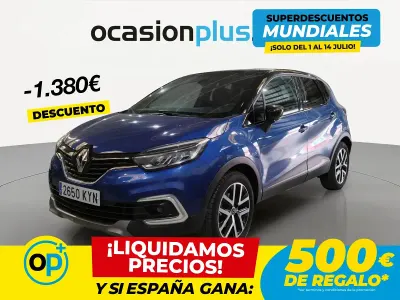 Usado Renault Captur Version S 150 CV (110 kW) 2019 Azul SUV