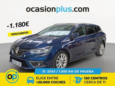 Usado Renault Mégane GrandTour Zen 115 CV (84 kW) 2019 Azul Familiar