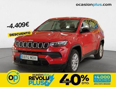 Usado Jeep Compass Longitude 130 CV (95 kW) 2023 Rojo SUV