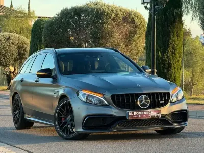 Käytetty Mercedes C63 AMG 476 HP (350 kW) 2017 Harmaa Farmari