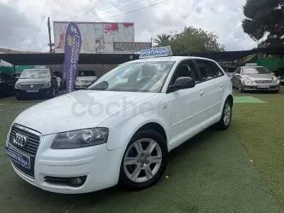 Usado Audi A3 Ambiente 140 CV (102 kW) 2008 Blanco Utilitario