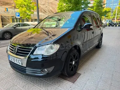 Usado VW Touran Edition 105 CV (77 kW) 2008 Negro Monovolumen