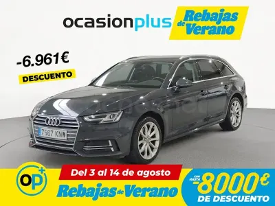 Usado Audi A4 S-Line 170 CV (125 kW) 2018 Gris / plata Familiar