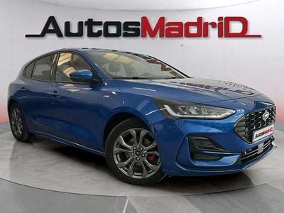Usado Ford Focus ST-Line 126 CV (92 kW) 2022 Azul Berlina