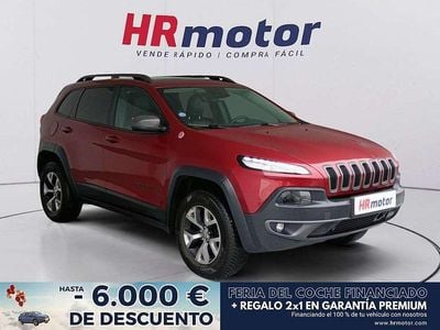 Rojo Usado 2014 Jeep Cherokee Trailhawk SUV | 15.490 € (Precio justo)
