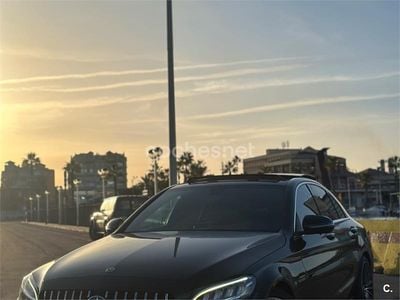 Usado Mercedes C200 136 CV (100 kW) 2019 Negro Berlina