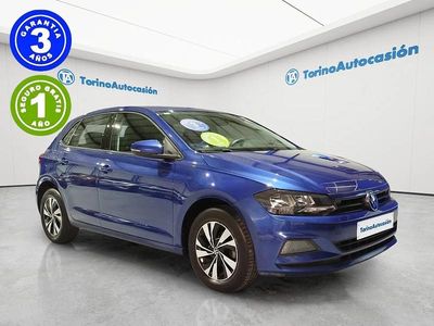 Usado VW Polo Advance 95 CV (69 kW) 2021 Azul Utilitario