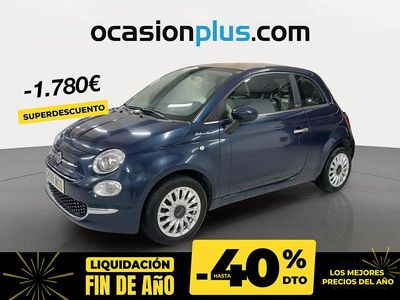 Azul Usado 2022 Fiat 500 Dolcevita Descapotable | 11.890 € (Precio justo)