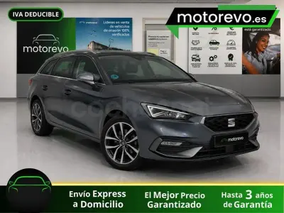 Usado Seat Leon FR 150 CV (110 kW) 2021 Gris / plata Familiar