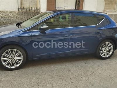 Usado Seat Leon XCELLENCE 130 CV (95 kW) 2019 Azul Berlina