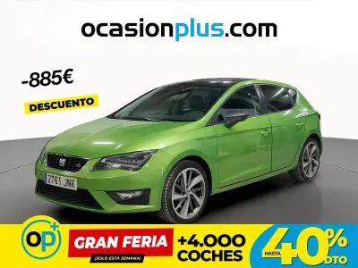 Usado Seat Leon FR 184 CV (135 kW) 2016 Verde