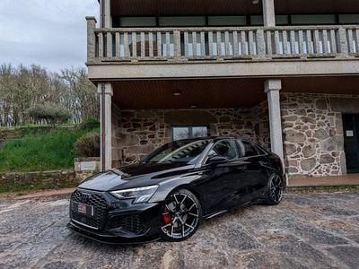 Usado Audi A3 S-Line 150 CV (110 kW) 2021 Negro Berlina