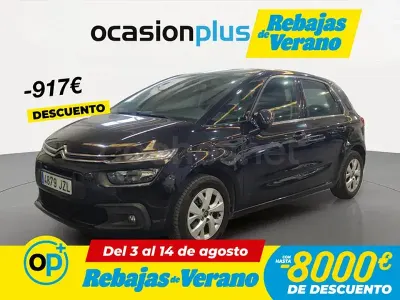 Usado Citroën C4 Picasso Live 130 CV (95 kW) 2017 Negro Monovolumen