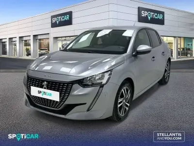Usado Peugeot 208 Allure 101 CV (74 kW) 2020 Gris Utilitario