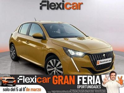 Usado Peugeot 208 Active 100 CV (73 kW) 2020 Amarillo Utilitario